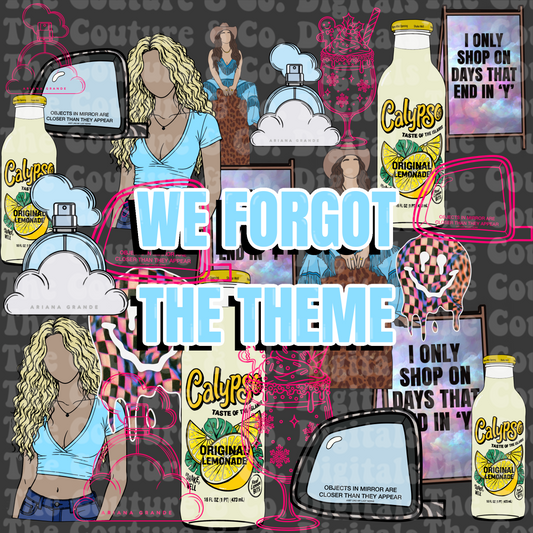 WE FORGOT THE THEME - Budget Clipart Collab
