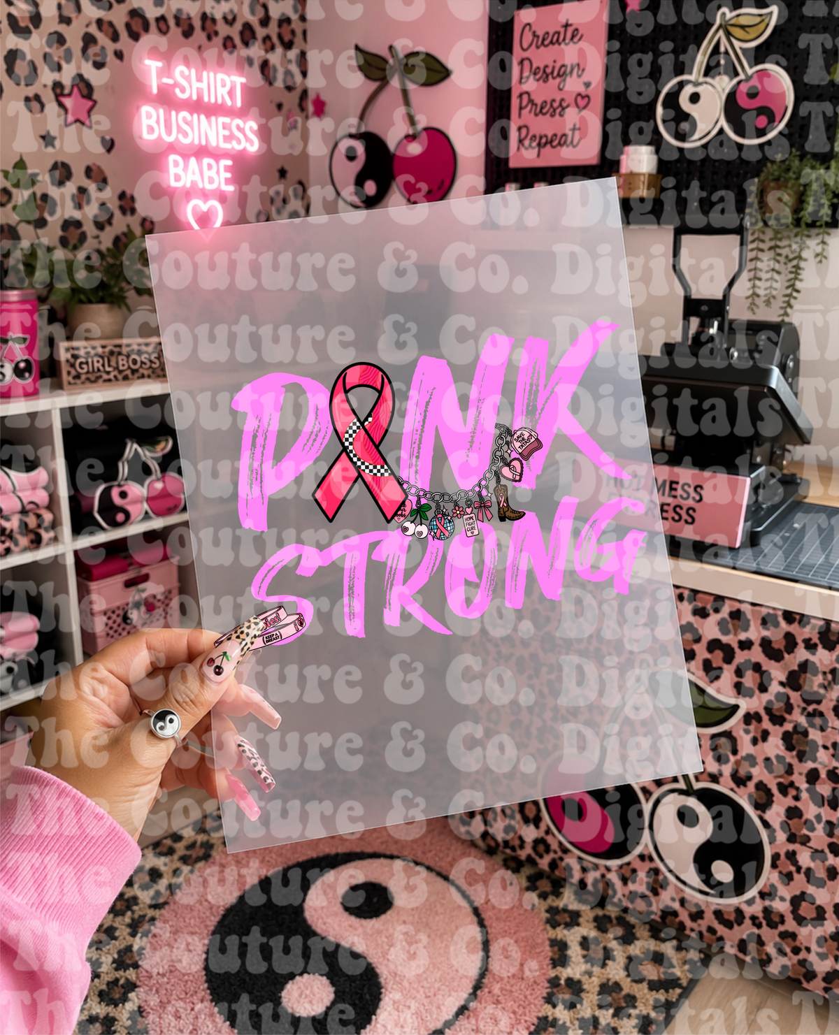 Pink Strong PNG