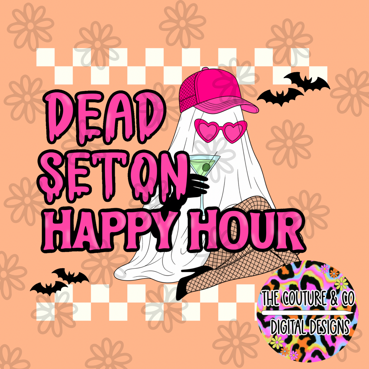 Dead Set on Happy Hour PNG