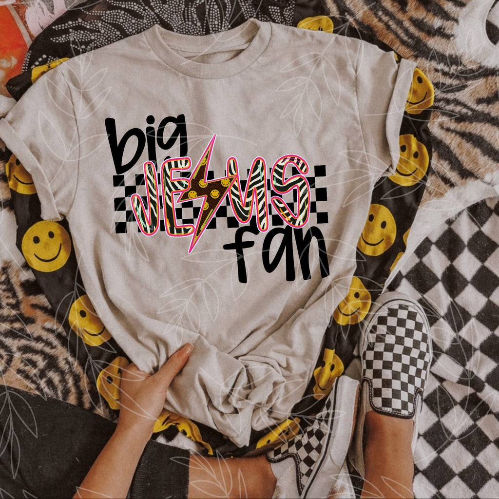 Big Jesus Fan Zebra