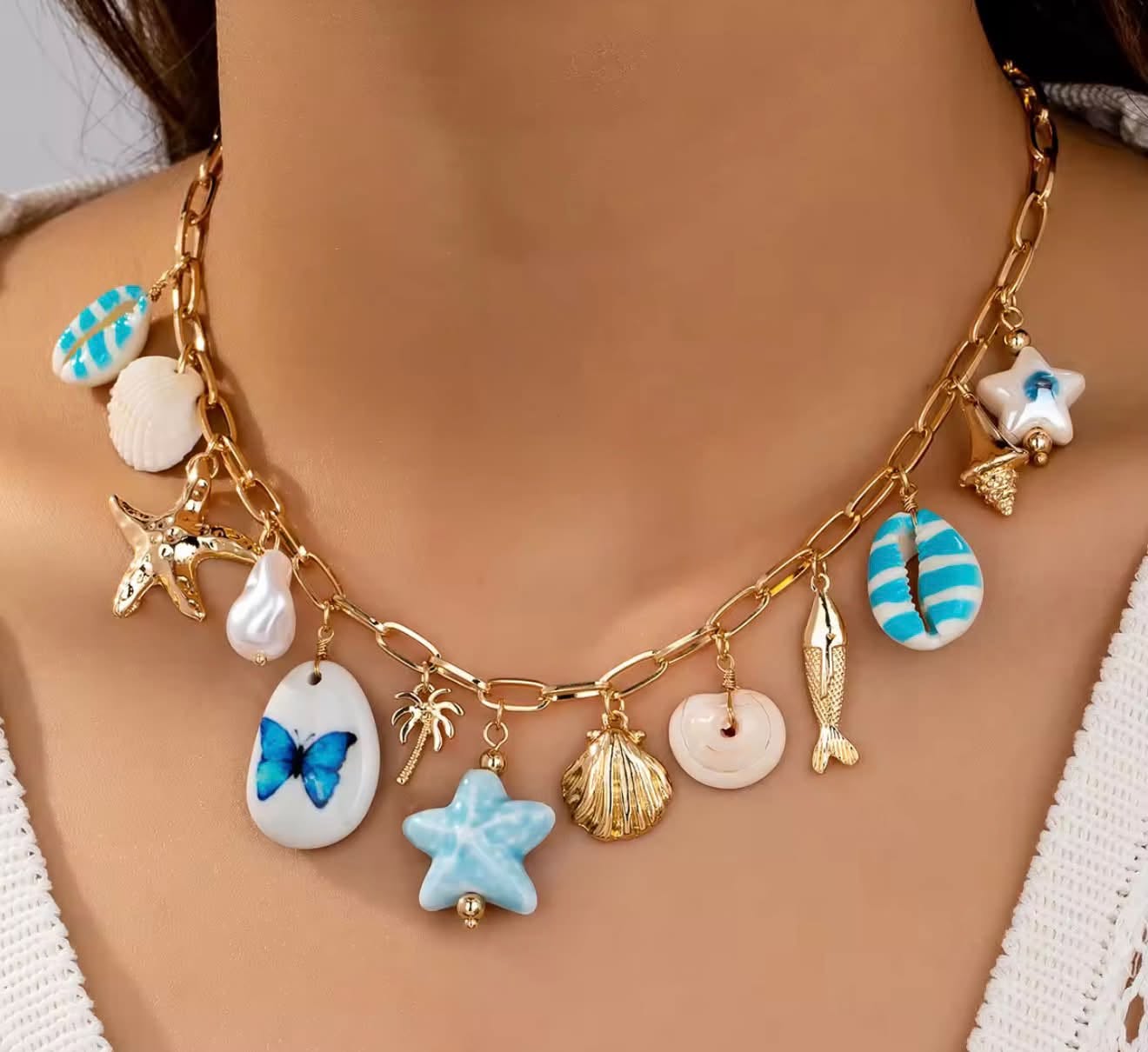 Coastal Seashell Necklace