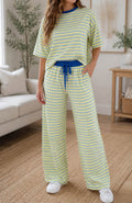 Yellow Stripe Elastic Set