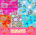 Raisin' Hell & Tiny Humans Seamless Bundle