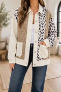 Khaki Leopard Floral Jacket