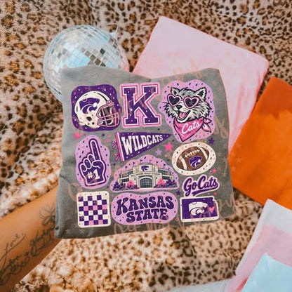 Doodle KSU Tee/Crew
