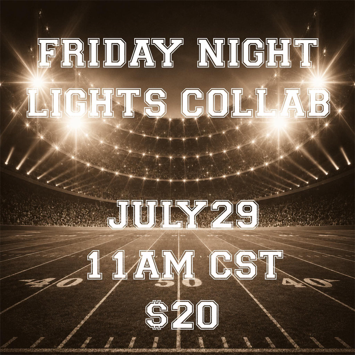 Friday Night Lights 7 Designer Collab 🏈✨