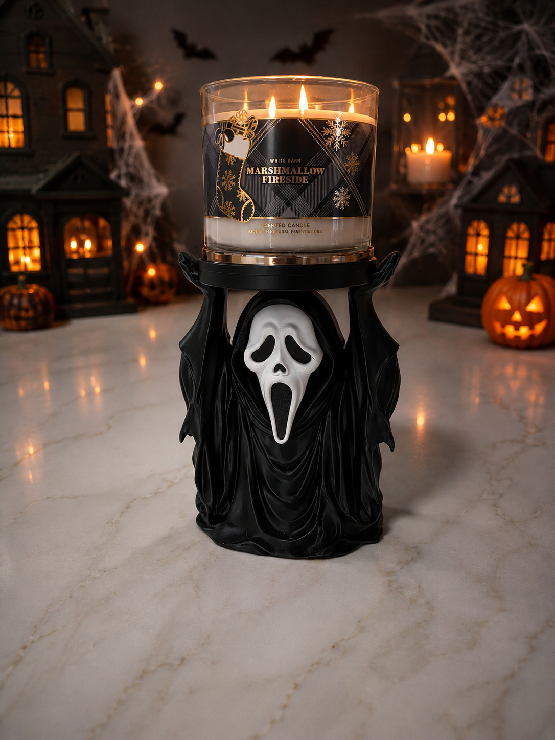 Scream Candle Holder