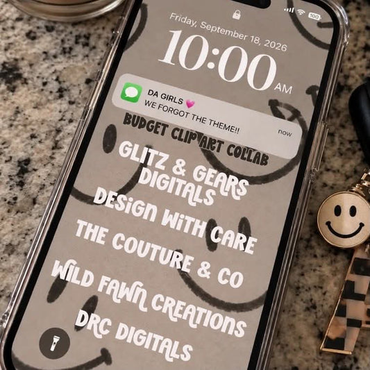 WE FORGOT THE THEME - Budget Clipart Collab