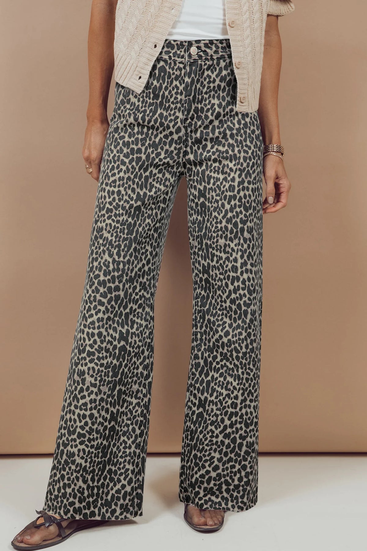 Black-Leopard Jeans
