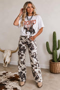 Brown Cow Spots Jeans