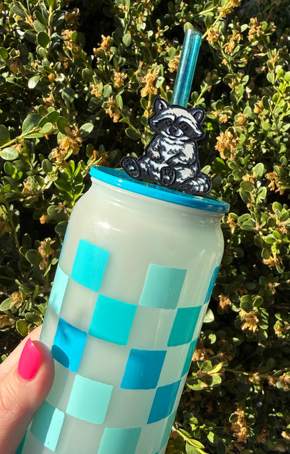 Raccoon Straw Topper