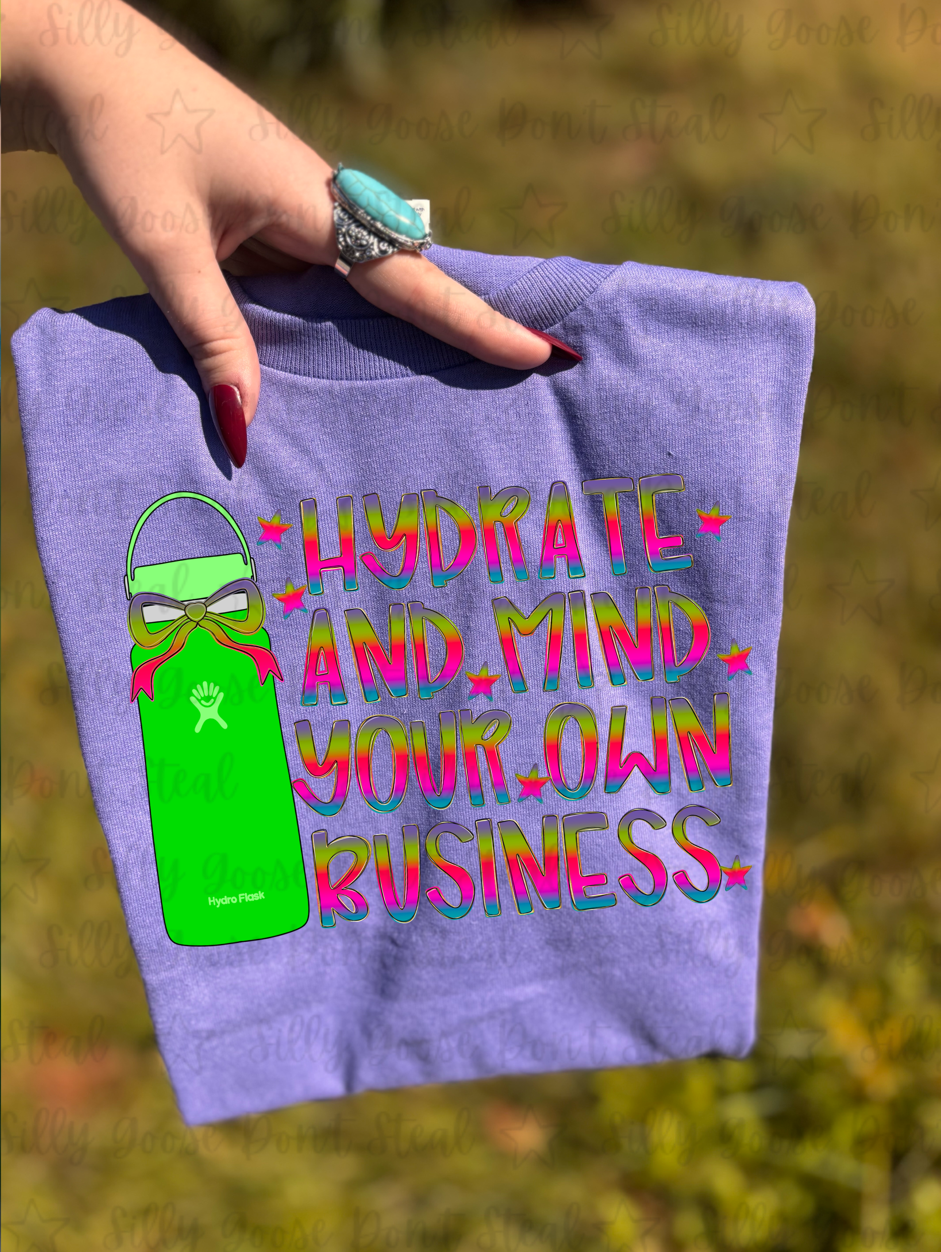 Hydrate & Mind Your Biz Green