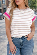 Stripe Colorblock Top