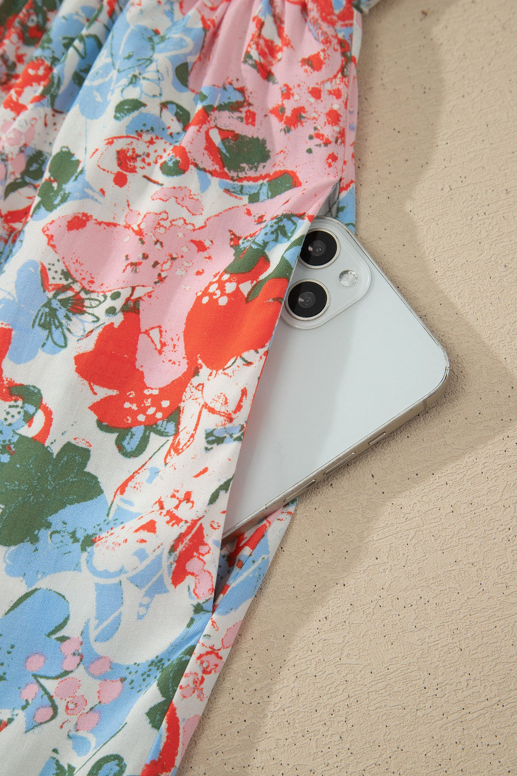 Floral Flutter Sleeve Maxi