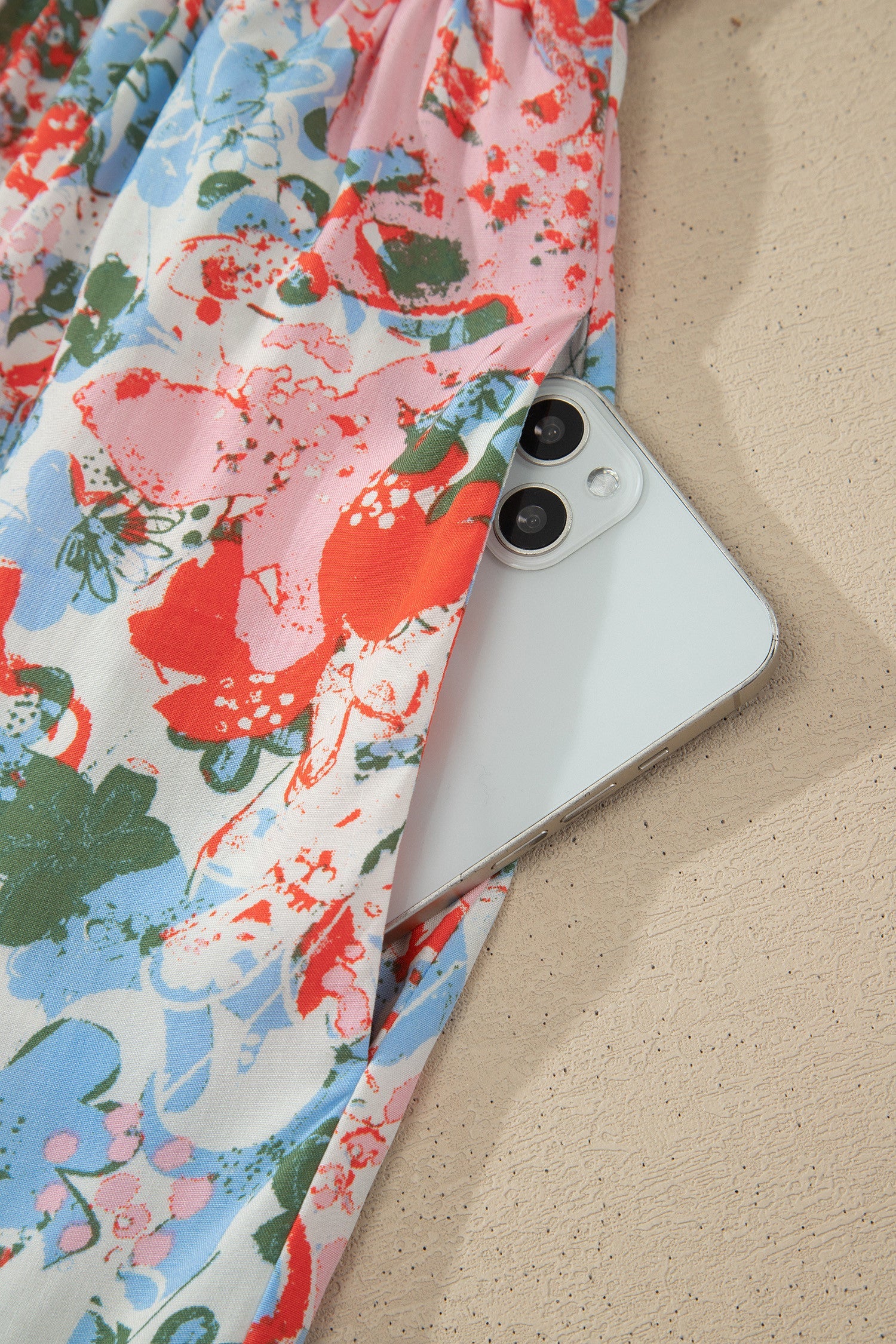 Floral Flutter Sleeve Maxi