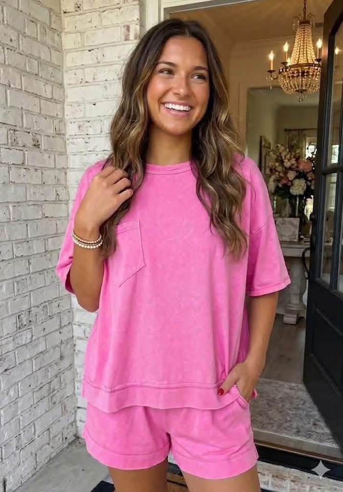 Oversized Short Set