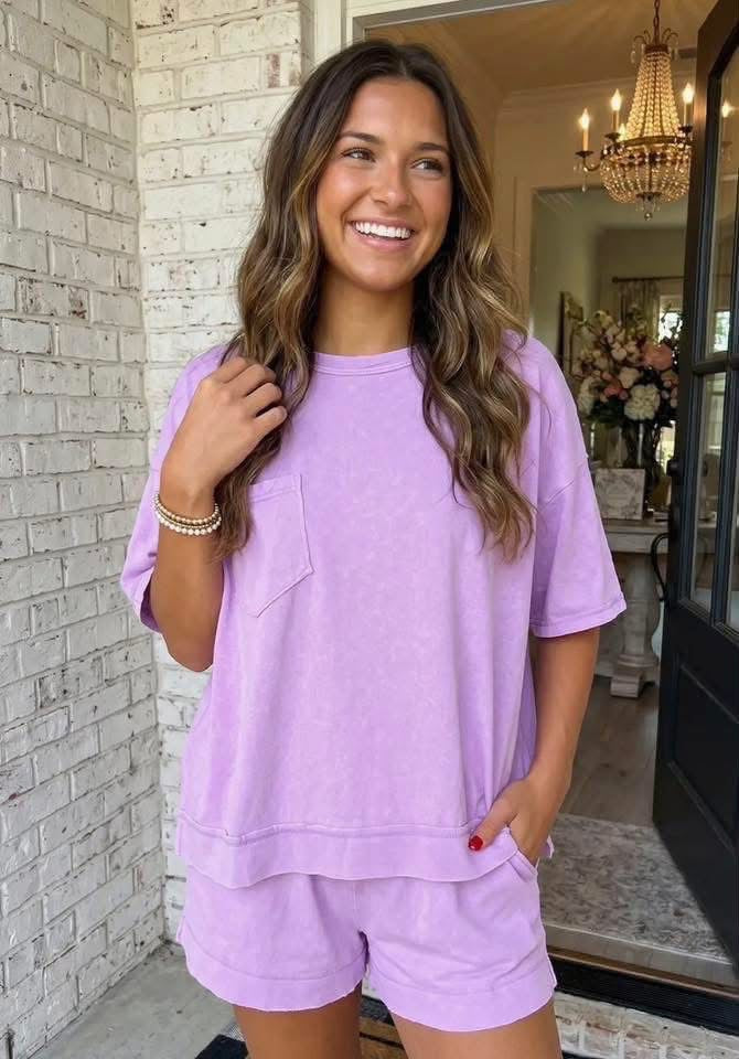 Oversized Short Set