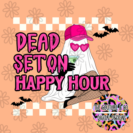 Dead Set on Happy Hour PNG