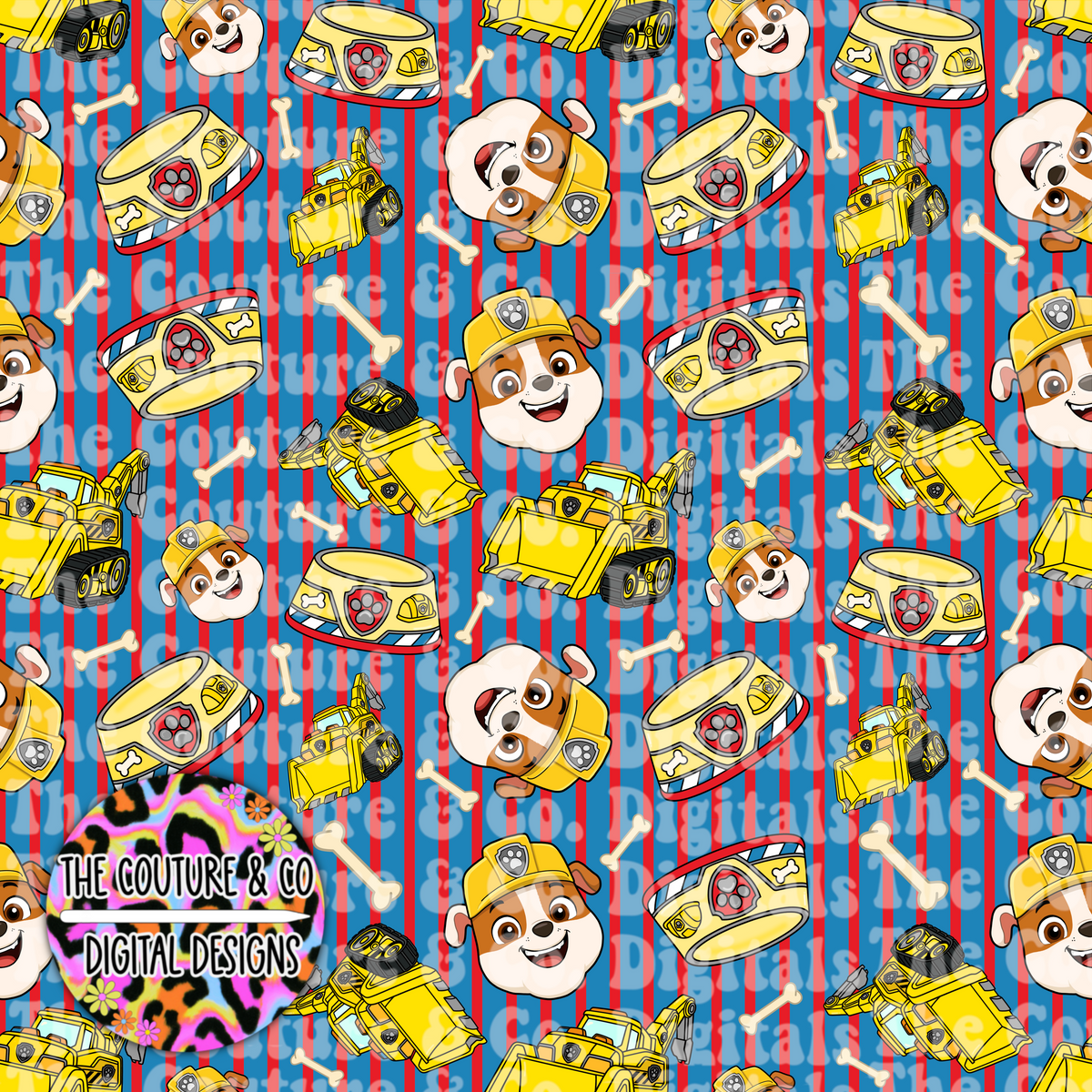Yellow Dog Seamless