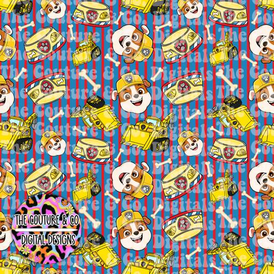 Yellow Dog Seamless