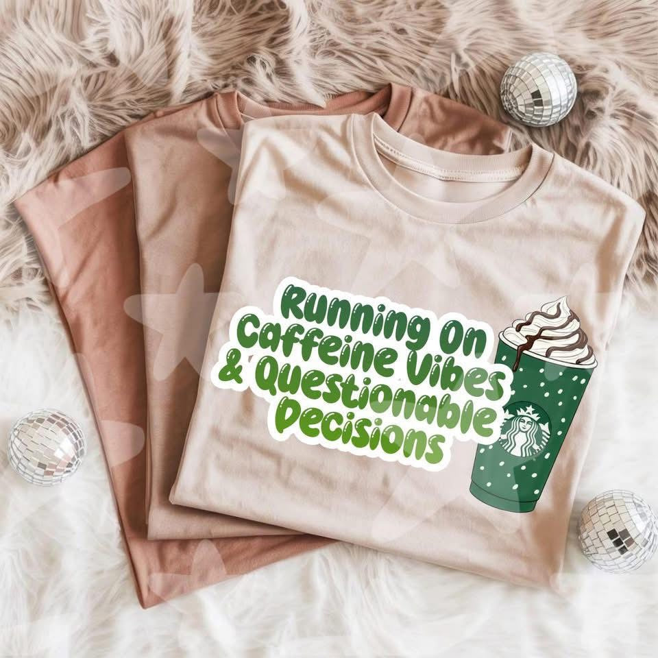 Coffee & Questionable Decisions PNG