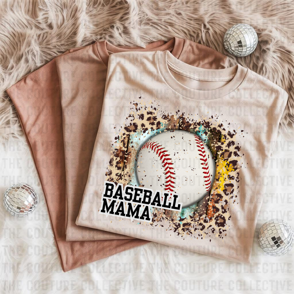Baseball Leopard Splatter