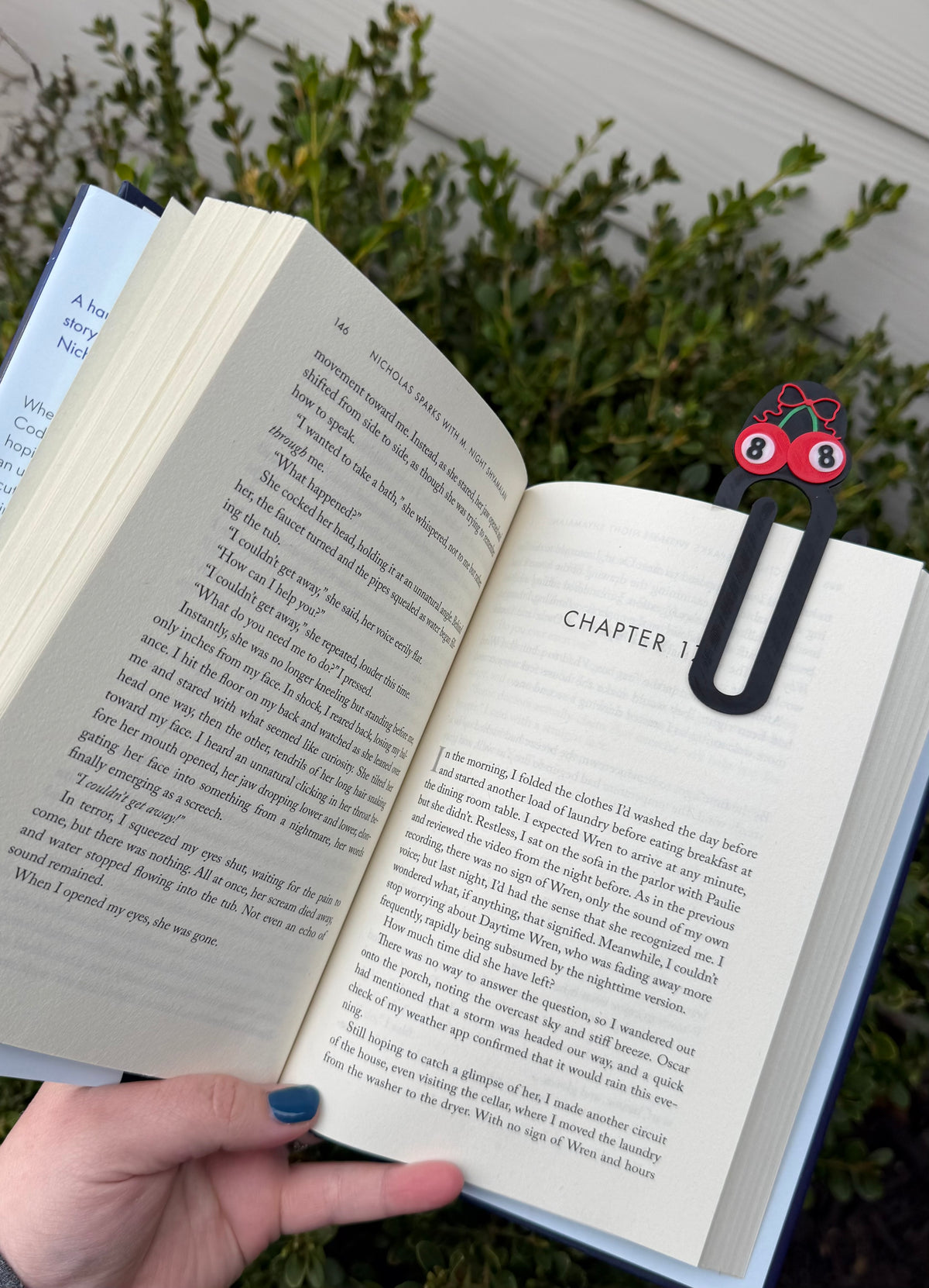 Cherry Paperclip Bookmark