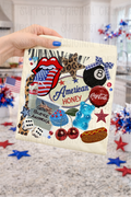 Red, White, and Blue Collage