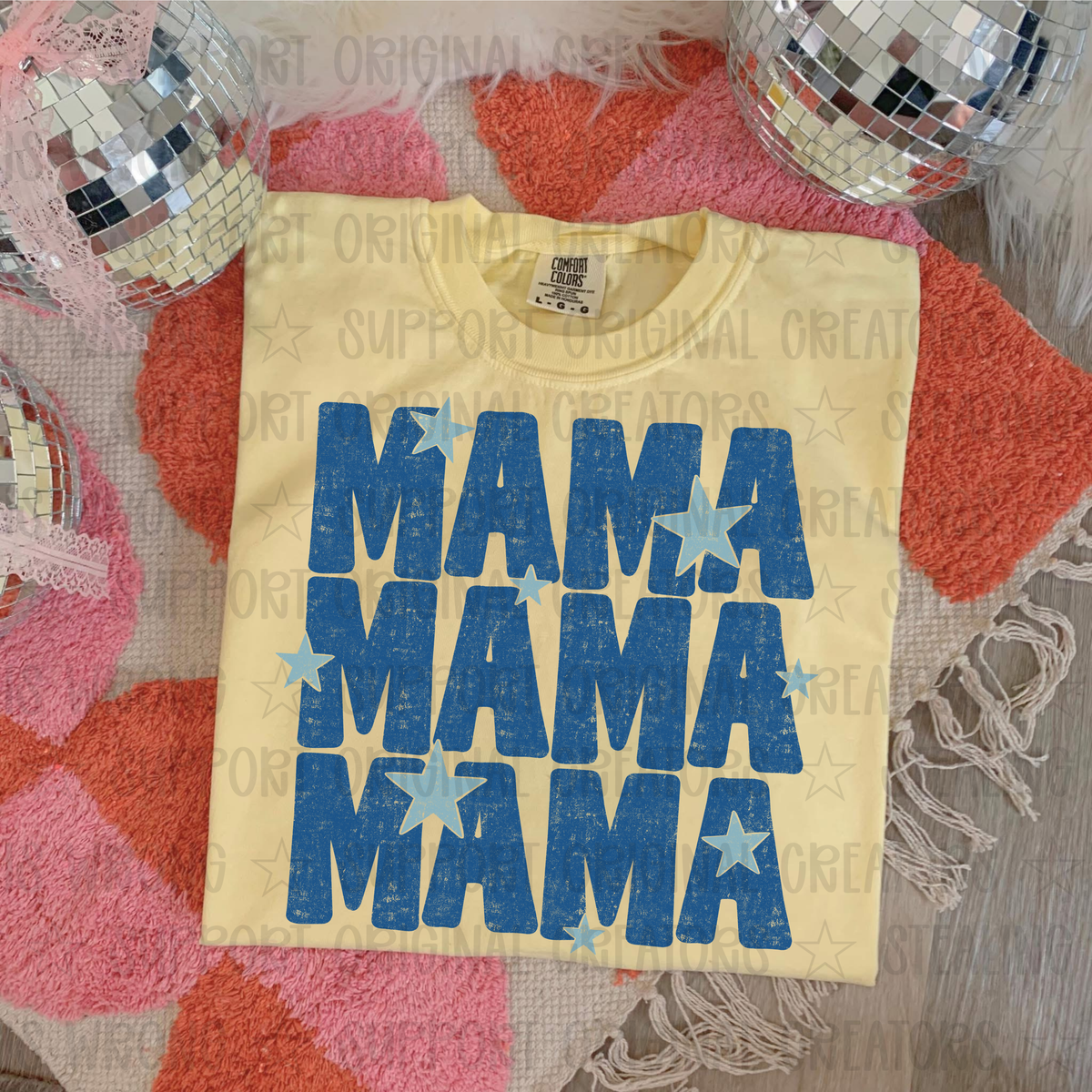 Mama Block Blue