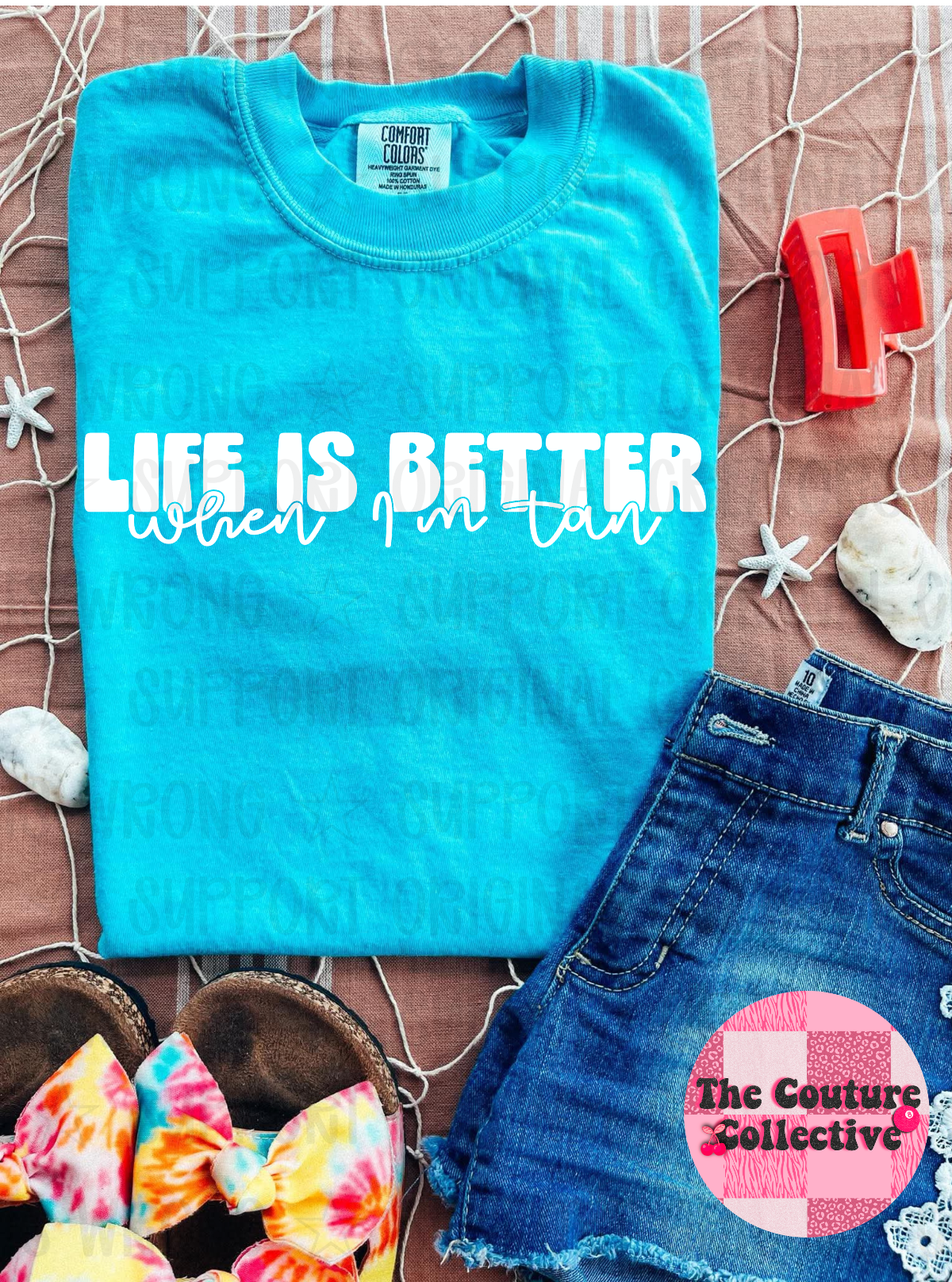 Summer Drop - Life is Better - Wht Ink
